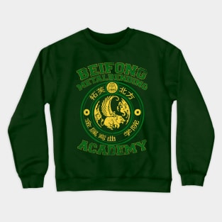 Beifong Metalbending Academy - Green & Gold Crewneck Sweatshirt